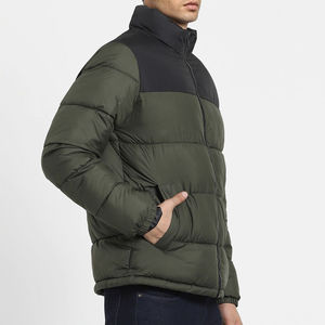 Veste en duvet blanche d'hiver pour hommes personnalisée en gros Veste bouffante de style mode de haute qualité Veste bouffante pour hommes personnalisée - Product Image 4