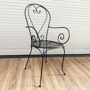 เก้าอี้เหล็กเคลือบสีฝุ่นลายโบราณหลากสี - Product Image 4