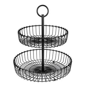 Kitchen 3 Tiers <b>Metal</b> Food <b>Storage</b> Organizer Wire <b>Shelving</b> Kitchen Trolley Stylish Elegant Fruit Holder Kitchen Accessories - Product Image 4