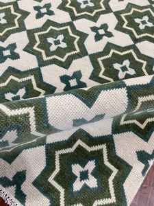 Alfombra de nudo hecha a mano de lana de alta calidad Oushak nuevo moderno bordado patrón abstracto FORRO DE TRABAJO PARA sala de estar o dormitorio - Product Image 2