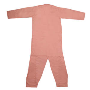 ชุดคุรตะ ชัลวาร์ปักลายสำหรับเด็กผู้ชาย - สีชมพู - Product Image 5