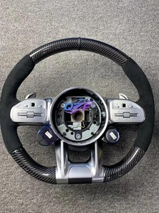 <span class=keywords><strong>Volant</strong></span> en fibre de carbone personnalisable pour Mercedes-Benz AMG GT G63 W213 W223 W206 W205 W204 <span class=keywords><strong>A45</strong></span> GLA45 E63 G65 X290 - Product Image 3