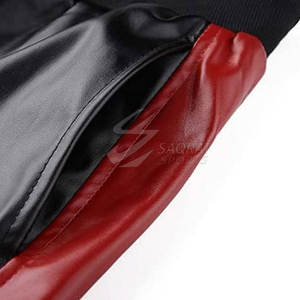 Chándales de cuero con logotipo personalizado de talla grande para uso en exteriores para hombre, chándal de cuero con material duradero de último estilo para hombre - Product Image 6