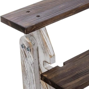 Top Sale 4-Tier Rustic Brown Burnt Wood Mini-<b>Cupcake</b> <b>Stand</b> Custom Metal Stair Steps for Parties Home Hotels Events at Best Price - Product Image 3