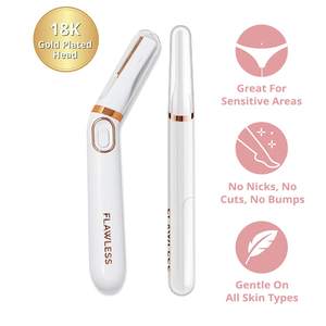Épilateur indolore pour la ligne du bikini pour femmes, rasoir intime à usage sec avec lumière LED, tondeuse corporelle pour tous types de peau - Product Image 4