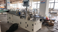 Machine d'emballage automatique de serviettes hygiéniques |   20-23 Sacs/Min |   Équipement d'emballage stable pour sacs en tissu