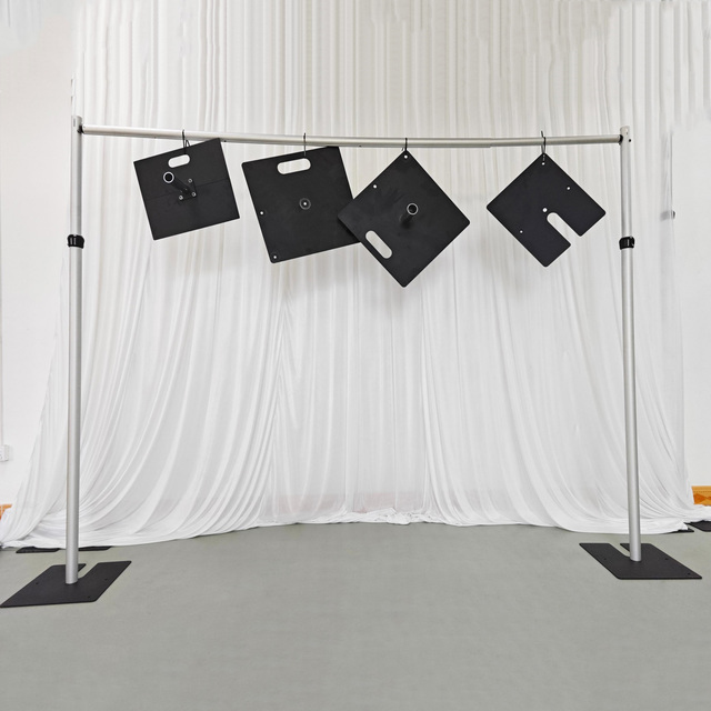 Adjustable Metal Backdrop Stand Kit Heavy-Duty Photo Studio Background Support System for Photography Live Stream Wedding Decor