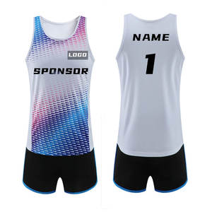 Ropa Deportiva 100% poliéster pista uniforme de campo de la mejor calidad de los hombres cómodos de pista y campo uniformes para la venta - Product Image 1