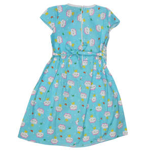 Robe brodée pour filles - Bleu - Product Image 2