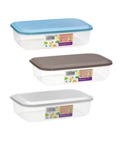 Contenitore rettangolare in plastica Aral Micro da 2 litri con coperchio (Plastic 1159) - Product Image 1