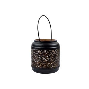 Eco Friendly Blue Color Latest Design Premium Quality HOME DECOR MODERN BLACK CAGED <b>LANTERN</b> <b>SET</b> for Home Usage - Product Image 2