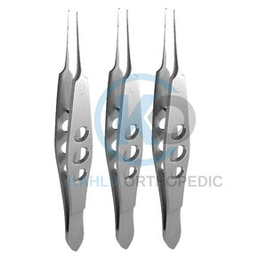 Pinzas de trasplante de cabello de diseño personalizado de calidad superior Herramienta de pinzas de titanio de 0,4mm para uso quirúrgico Durable Clase II KAHLU - Product Image 1