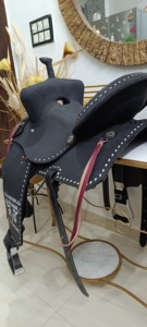 Kaamkaaj KKJ04 Treeless Selle de Cheval Western Anglaise de Course en Cuir Véritable Premium Faite à la Main, Durable et Confortable - Product Image 4