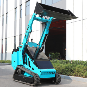 उच्च प्रदर्शन हाइड्रोलिक सिस्टम लोडर त्रिकोणीय ट्रैक मिनी स्किड स्टीड लोडर साइट मलबे के समाशोधन के लिए - Product Image 1