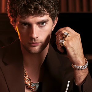 Nero Nero Nero แหวนทองคำแท้เครื่องประดับทองสีเหลืองทองสำหรับผู้ชายเครื่องประดับแฟชั่น - Product Image 4