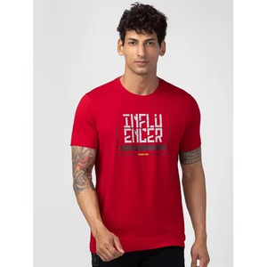 Camiseta estampada de algodón con cuello redondo de verano para hombre, camiseta informal con estampado gráfico, ropa cómoda - Product Image 4