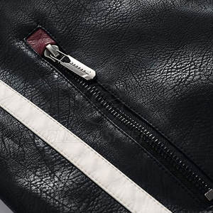 Veste de moto en cuir pour homme, veste de motard, veste de course moto - Product Image 6