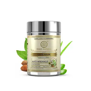 Pure and Natural Khadi Natural Herbal Anti Wrinkle Face Pack For Female and Male For Skin Superior Finest Quality Bulk