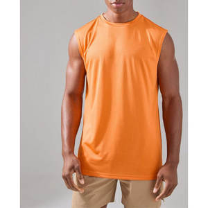 Camiseta sin Mangas de Color Sólido para Hombre, Estilo Urbano, Secado Rápido, a la Moda, en Oferta - Product Image 4