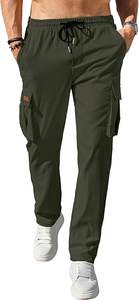Men's Premium Quality 100% Cotton <b>Cargo</b> Sweat <b>Pants</b> <b>Joggers</b> Set Casual High Waist Style Lightweight Plain for Training Gym Use - Product Image 3