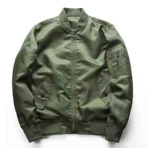 Bomber <b>Jacket</b> <b>for</b> <b>men</b> 2025 New Spring Autumn Male <b>Baseball</b> College <b>Jackets</b> Pilot <b>Men</b> Outwear Green Coat Zipper - Product Image 5