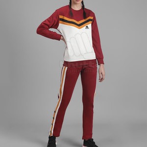 Women's Customizable Breathable Cotton/Polyester <b>Plus</b> <b>Size</b> High Quality Tracksuit Set Without Hood Autumn Season Wholesale Price - Product Image 4