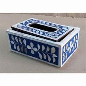 Boîte à mouchoirs en os incrusté de style animal fait main en gros, durable, pour la maison, l'hôtel, le restaurant, les serviettes, cadeaux pour femme et amis - Product Image 4