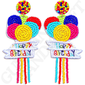 Boucles d'oreilles brodées en forme de fleur personnalisées inspirées de la nature Bijoux vintage tissés à la main écologiques pour les fêtes Boucles d'oreilles de mode - Product Image 6