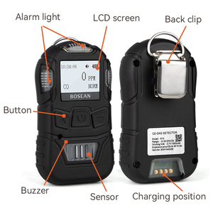 Bosean yüksek kalite sıcak satış taşınabilir K10 metre tek gaz detektörü alarm ölçü CO, H2S, O2, EX gaz - Product Image 3