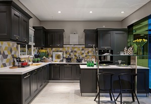 Comptoirs de cuisine standard américains, armoires de cuisine traditionnelles, carcasse en contreplaqué, rangement RTA, provenant d'un fabricant vietnamien - Product Image 4