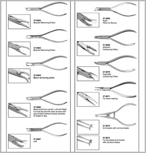 ชุดคีมจัดฟันทำจากสเตนเลสเกรดสูงอุปกรณ์ทันตกรรมโดยใช้เครื่องมือดูแลชีวิต - Product Image 2