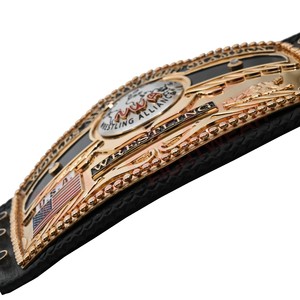 เข็มขัดแชมป์ NWA Authentic Wear รุ่น Commemorative ประดับด้วยหินหลากสี เข็มขัดมวยปล้ำคุณภาพสูง เข็มขัดแชมป์สุดหรู - Product Image 5