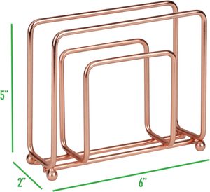 Mejor proveedor de lujo hecho de latón antiguo Rosa goldmetal latón Servilletero 1 Tamaño Oro - Product Image 2