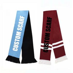 Bufanda Deportiva Cuadrada de Punto Acrílico Personalizada, a Prueba de Viento, con Diseño de Logotipo y Nombre de Club de Fútbol, Sólida, Cálida, para Invierno - Product Image 6