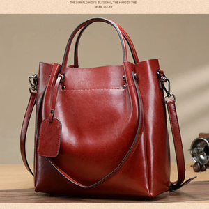 2025 nouveau luxe dames épaule sacs fourre-tout en cuir véritable fermeture à glissière grande taille prix de gros pour femmes sacs - Product Image 1