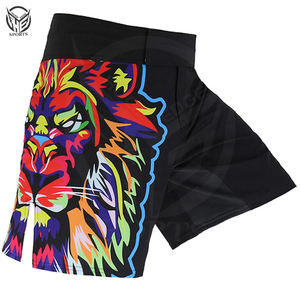 Pantalones Cortos de MMA de Alta Calidad con Logotipo Personalizado para Hombre, Diseño Sólido, Estilo Casual, Transpirables, con Cintura Elástica Media, Venta en Línea - Product Image 6