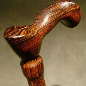 ไม้เท้าเดินป่าตั้งแคมป์เคลือบมันเงาขนาด122ซม. ไม้เท้างานฝีมือออกแบบได้ตามต้องการ - Product Image 1