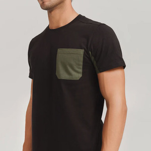 เสื้อยืดแขนสั้นสำหรับผู้ชายผ้าฝ้าย/ใยไผ่ระบายอากาศได้ดีป้องกันรอยยับของ2025 - Product Image 5