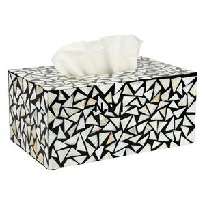 Centre de table de style moderne en noyer, avec rangement personnalisé pour serviettes en papier, pour la maison et la cuisine de style farmhouse - Product Image 5