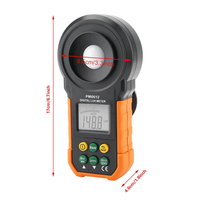 Luxmètre numérique de haute précision PEAKMETER PM6612/PM6612L 200,000Lux