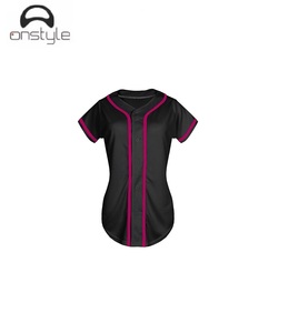 Élégant Onstyle Sports femmes maillots de baseball tissu sublimé équipe porter des uniformes de sport légers à séchage rapide pour les compétitions - Product Image 6