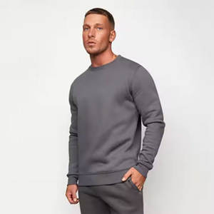 2025 unisexe Vintage pull sweat personnalisé en gros brodé rue porter votre propre Logo solide motif hiver de haute qualité - Product Image 4