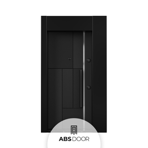 ABSDOOR ROSE Porte d'entrée élégante en acier, isolation thermique et acoustique, design réglable, pour appartement, villa, hôtel - Product Image 2