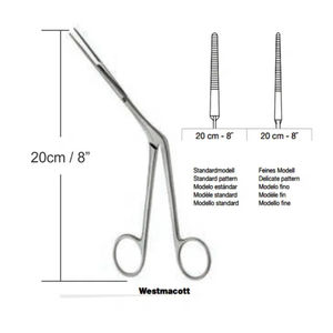 Pinzas de Septum de Acero Inoxidable de Precisión, Juego de Instrumentos Quirúrgicos Profesionales para Cirugía Nasal, Reutilizables, de Alta Calidad Médica - Product Image 2