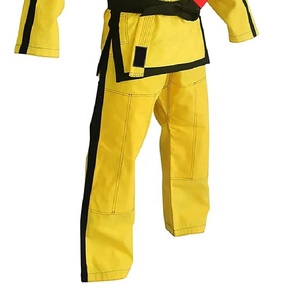 Tuta <span class=keywords><strong>da</strong></span> boxe uniforme di Karate in cotone 100% abito <span class=keywords><strong>Jodo</strong></span> <span class=keywords><strong>da</strong></span> allenamento Unisex di colore personalizzato - Product Image 2