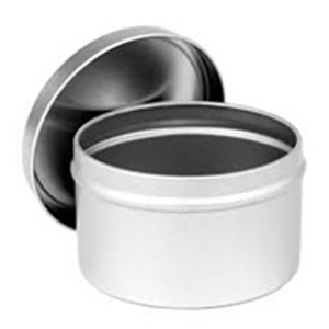 Haute qualité 4oz 6oz 8oz 12oz bougie personnalisée étain couleur argent pot de bougie métal Festival cadeau pot de bougie en métal - Product Image 1