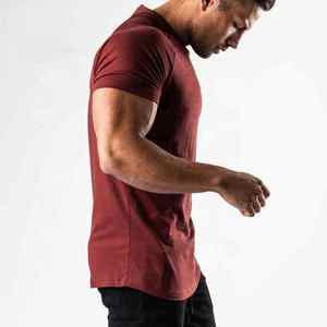 เสื้อยืดออกกำลังกายระบายอากาศสำหรับผู้ชายเสื้อรัดรูปแฟชั่นพิมพ์ลายเป็นมิตรกับสิ่งแวดล้อม - Product Image 4