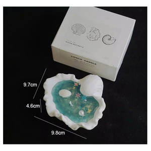 Seashell <b>Candle</b> Combines Handmade Coastal Design And Ocean Breeze Aroma Making Seashell <b>Candle</b> Perfect For Wedding Parties - Product Image 2