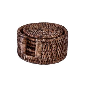 Antique Wholesale coaster Rattan Standard Quality Handmade Mat Tableware Coaster Sea Grass Charger Plate & Jute <b>Placemat</b> Coaster - Product Image 1