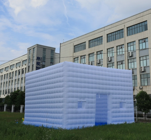 Grande tente de fête gonflable blanche, salle de discothèque, maison, chapiteau, tente cube gonflable avec événements de mariage, <span class=keywords><strong>26</strong></span> <span class=keywords><strong>26</strong></span> 13 pieds - Product Image 2